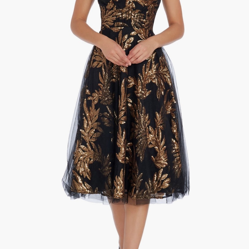 Dress the Population Courtney Lace Sequin Dress